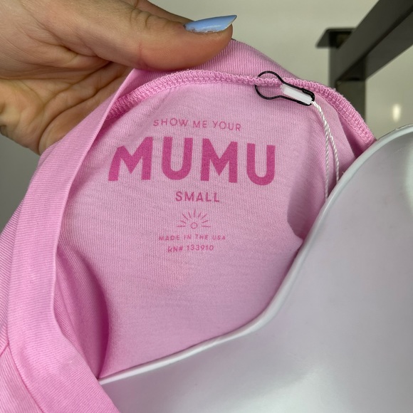 Show Me Your Mumu Travis Graphic Tee “Going West Coast” Pink Small Medium - Picture 4 of 6